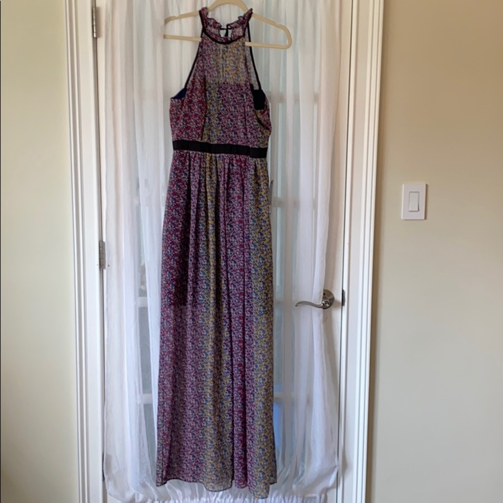 BCBG Long Multi Color Summer Dress